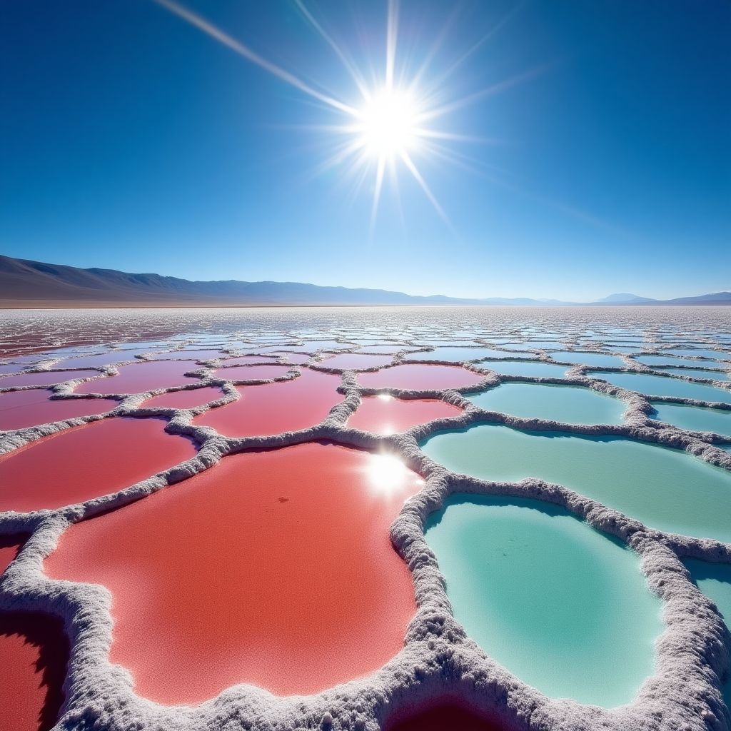 Salar de Atacama, fuente de litio en Chile.