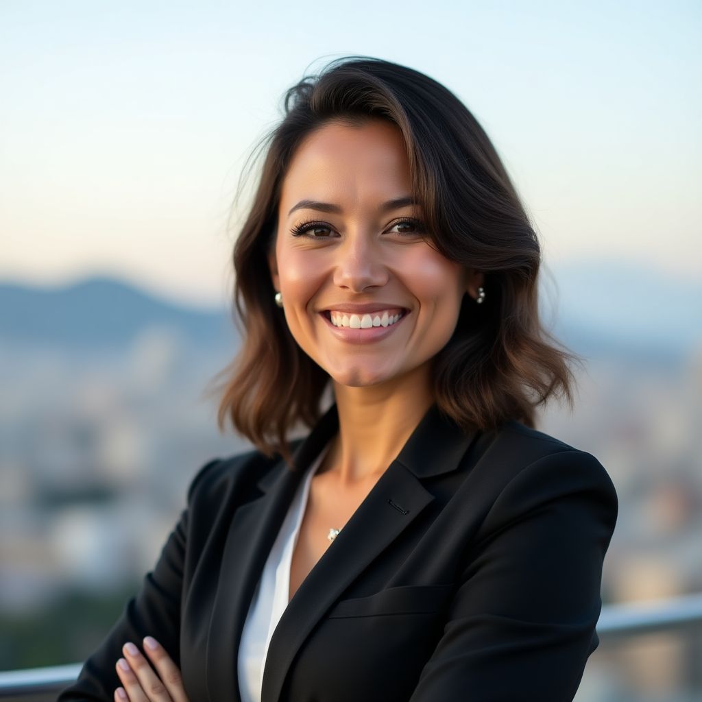Retrato profesional de Isidora Vega